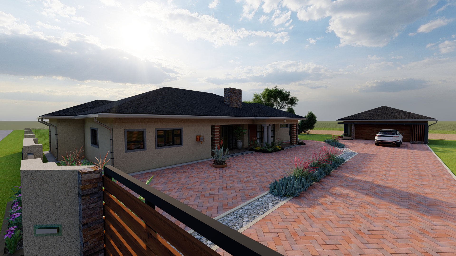 Yard area