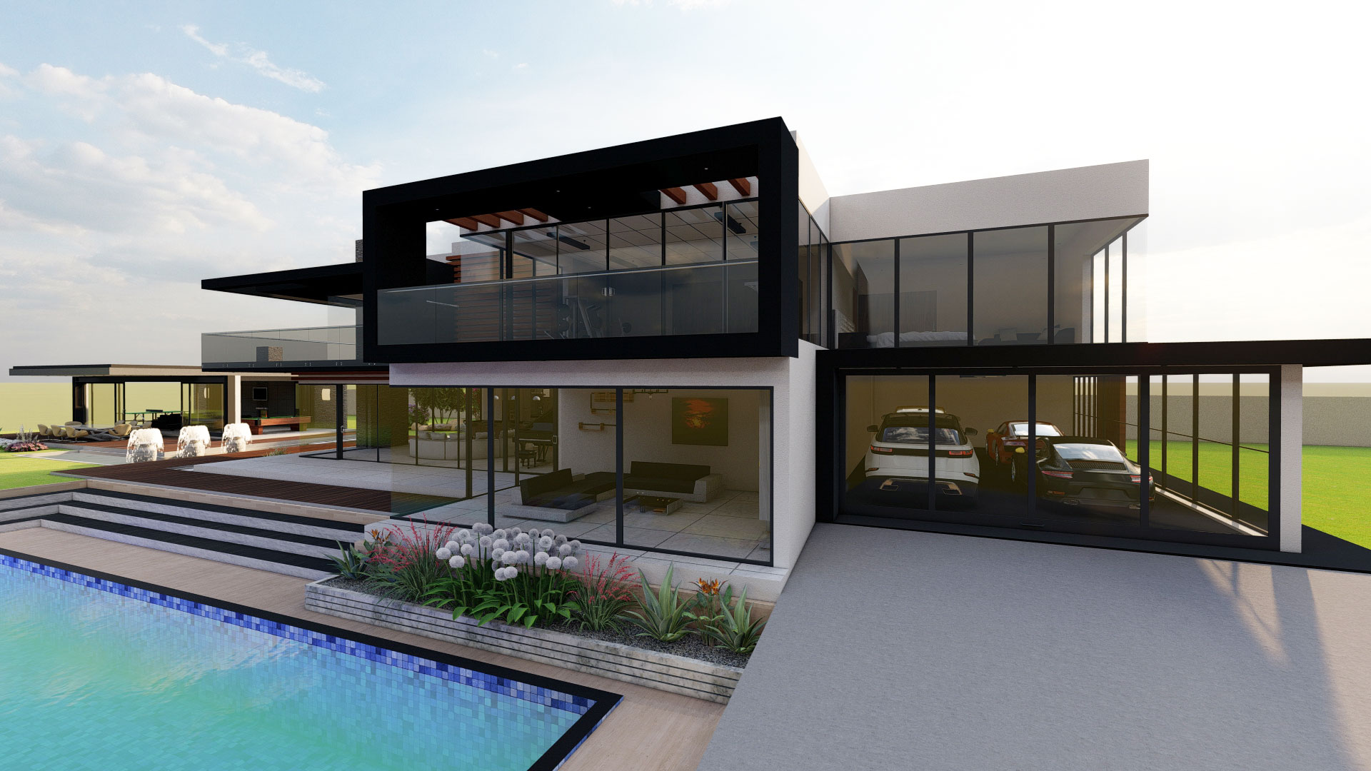 Quadruple Garage